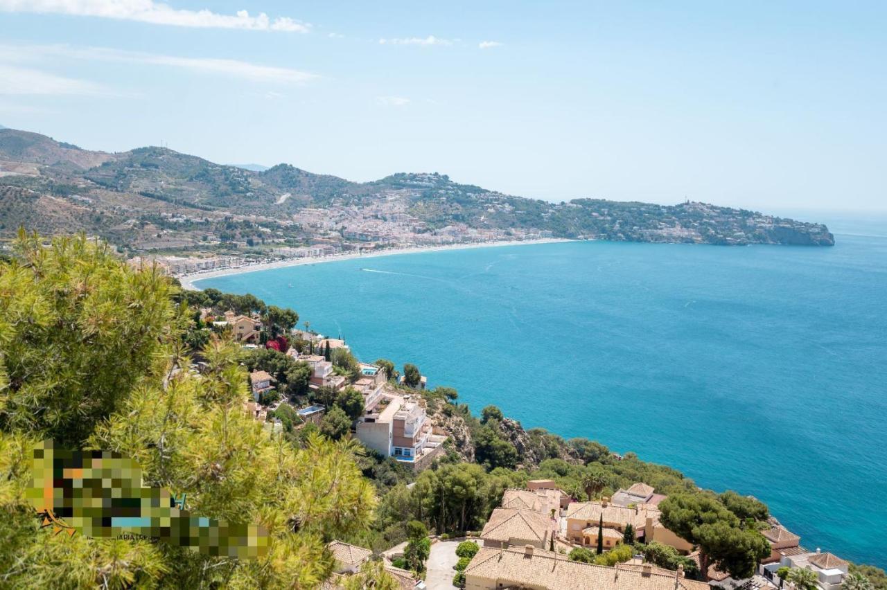 Vista Bahia Con Piscinas, Parking Y Terraza Apartment La Herradura  Bagian luar foto